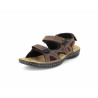 Sandale marron en cuir